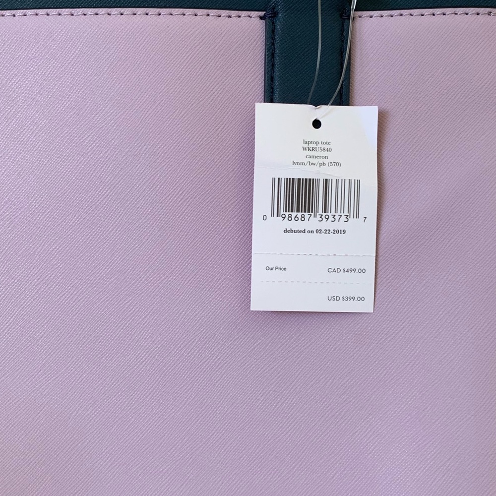 Kate spade LARGE Cameron shoulder TOTE lavender - Picture 3 of 6